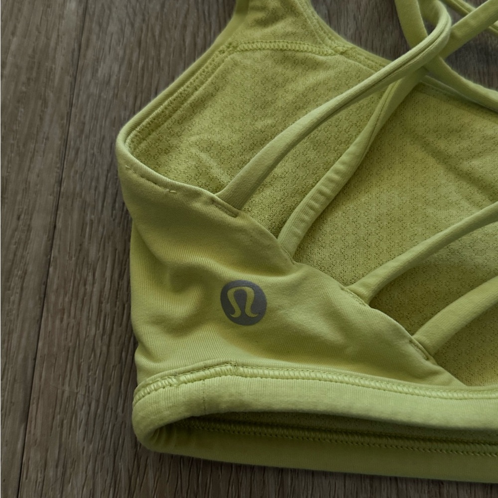 Lululemon Athletica Lime Green Sports Bra